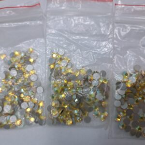 SWAROVSKI  SS20 CITRINE  AB( наявність 3 гросс) ціна за 1грос 144каменця